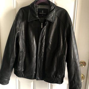 Men's Genuine Leather London Fog Jacket Size Large